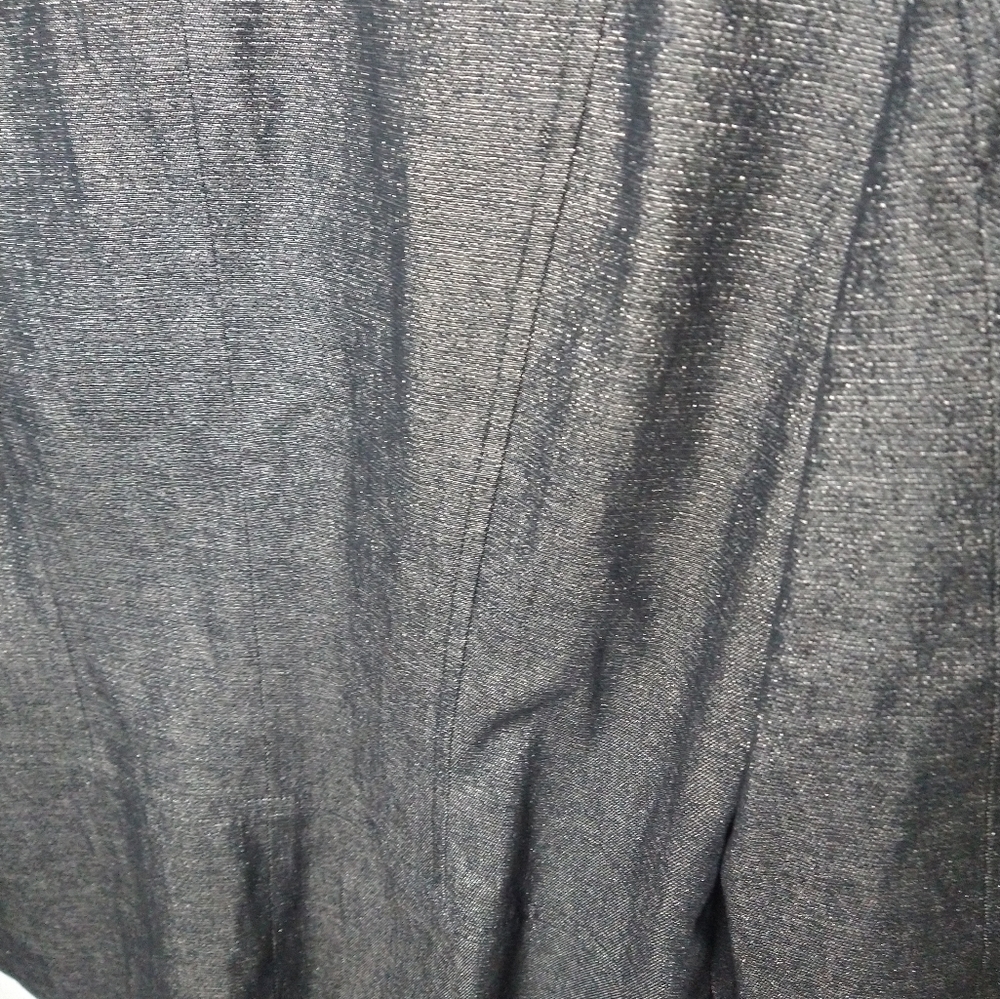 Spiegel black silver sparkle metallic threads fitted formal jacket. Size 8 - Picture 14 of 14